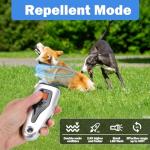 Anti Barking Device with Training/Deterrent Modes,Anti Barking Device Ultrasonic Dog Barking Deterrent with LED Flashlight,Portable Indoor & Outdoor,Dog Training & Behavior Aids