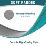 Dog Collar for Medium Small Large Dogs Reflective with Leash,Collar and Leash for Dogs,Soft Neoprene Padded 2 Pack(Blue,S)