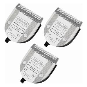 3 Pack Detachable Adjustable Pet Dog Grooming Clipper 5-in-1 Blade Compatible with WAHL Professional Animal Blade Arco, Bravura, Chromado, Creativa, Figura, and Motion Pet, Dog, and Horse Clippers