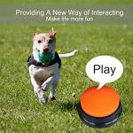FRQNTKPA 8 Color Voice Recording Button, Dog Buttons for Communication Pet Training Buzzer, 30 Second Record & Playback, Funny Gift for Study Office Home - 8 Color Packs