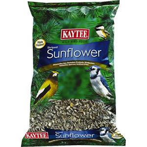 Kaytee Striped Sunflower Seeds For Blue Jays, Woodpeckers, Finches & Other Wild Birds, 5 Pounds