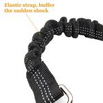 Yiaizhuo 2 Dog Seatbelt Seat Belt Car Harness Leash Travel Accessories Bungee Anti Shock Pet Cat Adjustable Lead Clip Safety Seats Belts Black