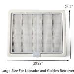 Smart Paws Large 76X62CM Pet Training Tray,Pet Training Pads Holder,Pet Toilet (Grey)