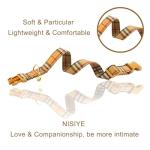 NISIYE Cute Plaid Dog Collar Harness and Leash with Safety Buckle - Adjustable and No Pull Comfortable Dog Collars for Small Puppy, Stylish Durable Gift for Boy Girl Pets
