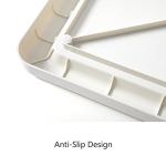 Smart Paws Large 76X62CM Pet Training Tray,Pet Training Pads Holder,Pet Toilet (Grey)