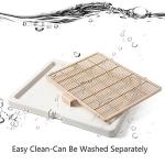 Smart Paws Large 76X62CM Pet Training Tray,Pet Training Pads Holder,Pet Toilet (Grey)