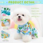 4 Pack Soft Summer Dog Pajamas for Pets