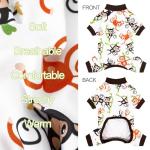 4 Pack Soft Summer Dog Pajamas for Pets