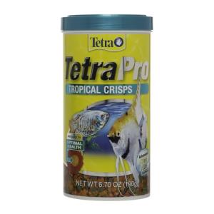 TetraPro Tropical Crisps 6.70 Ounces, Fish Food, Advanced Clear Water Formula