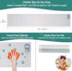 SEERWAY Scat Pet Shock Mat Indoor, Safe Shock Training Pads for Dogs and Cats, Electric Repellent Mat Keeps Pets Off Couch, Sofa, Counter Top, 3 Training Modes, 60"x12" Rectangular, Battery Operated