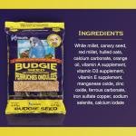 Hagen Parakeet/Budgie Staple VME Seed – Premium Blend, Nutritionally Balanced, Fortified with Vitamins & Minerals, Dust-Free Mix for Budgies, 6 lb Bag