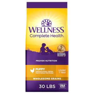 Wellness Complete Health Dry Puppy Food 30 lbs