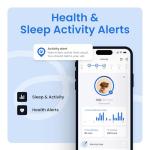 Tractive GPS Dog Tracker | Real-time Pet Location Tracker | Health & Wellness Alerts | Virtual Fence for Dogs | Dog Collar Attachment (White)