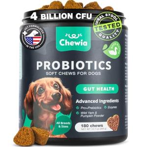 Probiotic Chews for Healthy Dogs - 180 Count