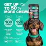 Probiotic Chews for Healthy Dogs - 180 Count