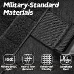 Rabbitgoo Heavy Duty Tactical Dog Harness for Large Breeds