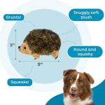 Outward Hound Hedgehogz Plush Dog Toy - Brown