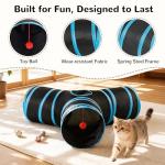 Foldable 3-Way Cat Tunnel - Fun for Pets