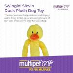 Multipet Swingin' Slevin Plush Dog Toy, 68 cm