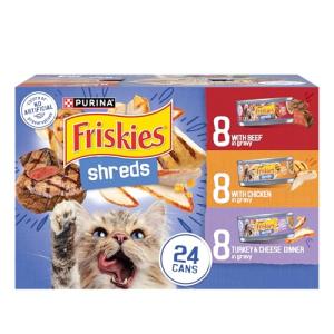 Friskies Savory Cat Food Variety Pack - 24 Cans