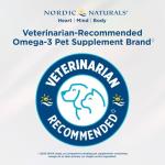 Nordic Naturals Omega-3 Pet, Unflavored - 8 oz - 1380 mg Omega-3 Per Teaspoon - Fish Oil for Medium to Large Dogs with EPA & DHA - Promotes Heart, Skin, Coat, & Immune Health