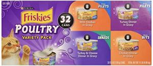 Friskies Poultry Variety Canned Cat Food Pack