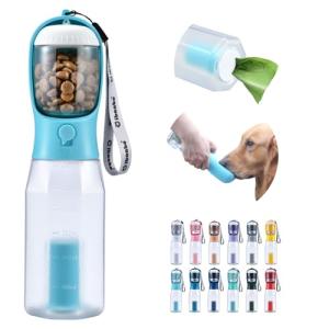 Cibaabo Dog Water Bottle with Food & Poop Bags