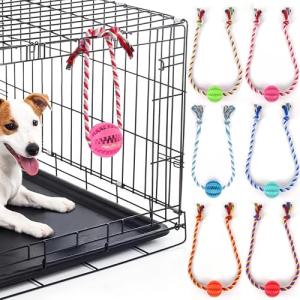 ChengFu Interactive Dog Toys, Crate Training Aids for Puppies, Reduce Stress Anxiety Peanut Butter Dog Food Treat Dispenser Toys(Pink)