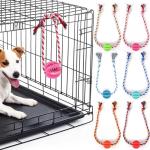 ChengFu Interactive Dog Toys, Crate Training Aids for Puppies, Reduce Stress Anxiety Peanut Butter Dog Food Treat Dispenser Toys(Pink)