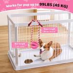 ChengFu Interactive Dog Toys, Crate Training Aids for Puppies, Reduce Stress Anxiety Peanut Butter Dog Food Treat Dispenser Toys(Pink)