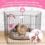 ChengFu Interactive Dog Toys, Crate Training Aids for Puppies, Reduce Stress Anxiety Peanut Butter Dog Food Treat Dispenser Toys(Pink)