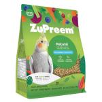 ZuPreem Natural Bird Pellets, Daily Bird Food for Cockatiel, Lovebird, Quaker, Small Conure, Lorikeet, Core Nutrition for Medium Birds, Added Vitamins, Cockatiel Pellets (M, 2.5 lbs)
