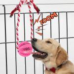 ChengFu Interactive Dog Toys, Crate Training Aids for Puppies, Reduce Stress Anxiety Peanut Butter Dog Food Treat Dispenser Toys(Pink)