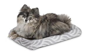 MidWest Homes for Pets QuiteTime Deluxe Wave Bolster Bed for Tiny Dogs; Easily Machine Wash and Dry; Gray; 18"; 40218-WVGY