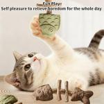 2026 Innovative Fish Bone Cat Toy - Fix Your Cat’s Dental Health,Dental Health Solution, Natural Catnip Chew Stick, Wooden Teeth Cleaning Tool, Durable Feline Dental Care Toy for Healthy Teeth