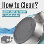 PEGYY11 Nonslip Stainless Steel Dog Cat Bowls, 2 US Cup, 2 Count