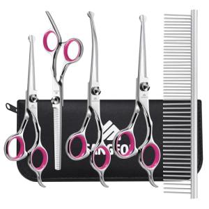 6-in-1 Dog Grooming Scissors Kit