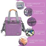 Pet Grooming Organizer Tote Bag - Purple