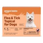Amazon Basics Flea and Tick Topical Treatment for Small Dogs (5 -22 pounds), Unscented, 6 Count (Previously Solimo)