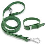 Waterproof Adjustable Dog Collar and Leash Set