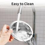 Fri4Free 2PCS Kennel Water Bowl Hanging,Stainless Steel Puppy Bowls for Small Dog Cage,Kennel, Crate, Catio Accessories,Dog Crate Water Bowl Dish Feeder Food Holder No Spill(8oz/1cup)