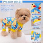 Cozy 4-Piece Dog Pajamas for Small Pups