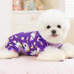 Cozy 4-Piece Dog Pajamas for Small Pups