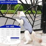 Cat Recovery Suit Onesie for Post-Surgery Comfort