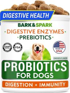 Bark&Spark Dog Probiotics for Gut Health & Allergies