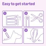 Solimo Large Dog Flea and Tick Treatment, 6 Doses