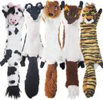 SHARLOVY 5-Pack Squeaky Plush Dog Toys