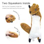 SHARLOVY 5-Pack Squeaky Plush Dog Toys