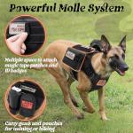 Rabbitgoo Tactical No-Pull Dog Harness for Large Dogs