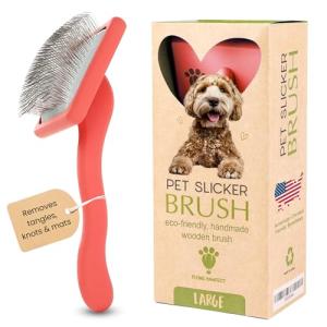 Flying Pawfect Dog Slicker Brush for Grooming